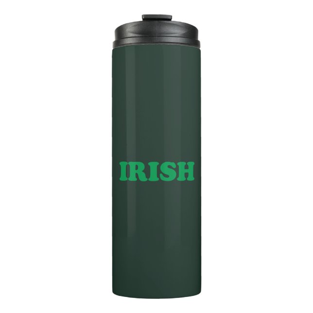 Termo Día de San Patricio Verde Irlandés (Anverso)