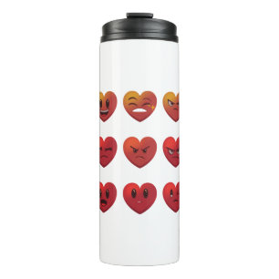 Termo Día de San Valentín Caras Tontas Corazones Diverti