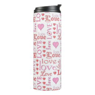 Termo Día de San Valentín Corazón de Amor Escritura Cali