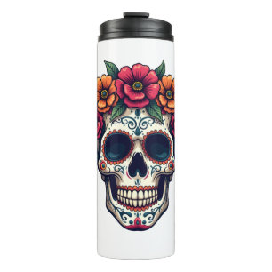 Termo Día del Azúcar Muerto - Día de los Muertos S