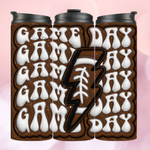 Termo DÍA DEL JUEGO - Tumbler inflado 3D