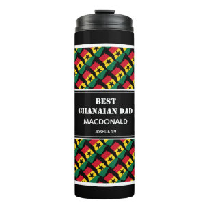 Termo Día del Padre mejor GHANÉS Personalizado de DAD Gh