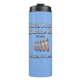 Termo Día Mundial del Síndrome de Down. No menos