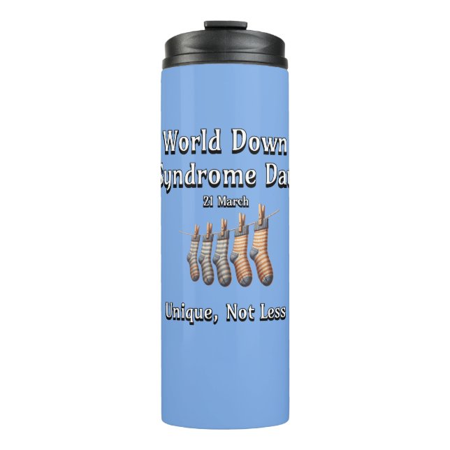 Termo Día Mundial del Síndrome de Down. No menos (Anverso)