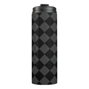 Termo Diamantes negros y ahumados negros: elegantes y at