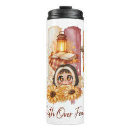 Termo Diario encuadernado en tapa dura Faith Over Fear S
