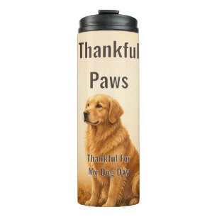 Termo Días Agradecidos por mi Perro Patas Agradecidas