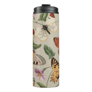 Termo Dibujo de la Colección de Mariposas y Polillas de