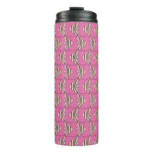Termo Dibujo de pez rosa lindo