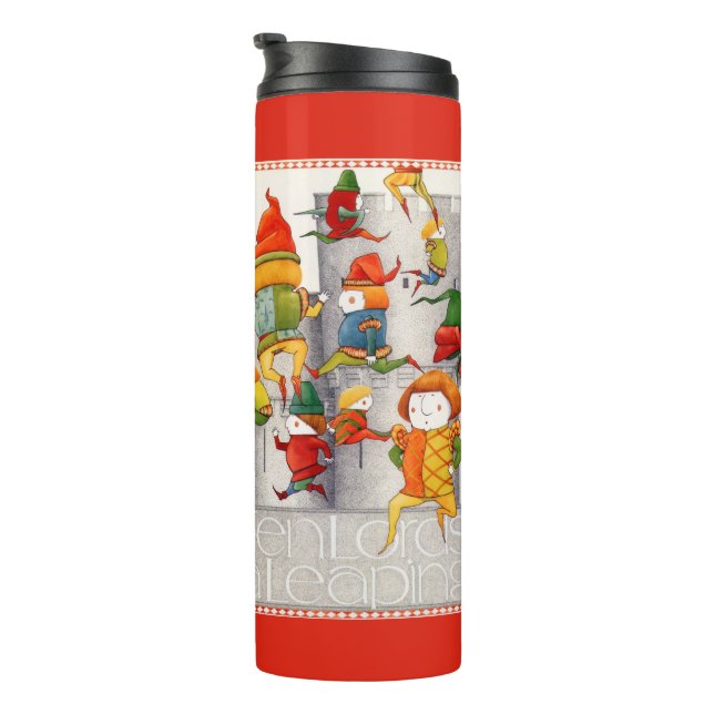 Termo DIEZ SEÑORES A BOMBARDEO Termal DE SALIDA + Rojo (Rotado hacia la derecha)