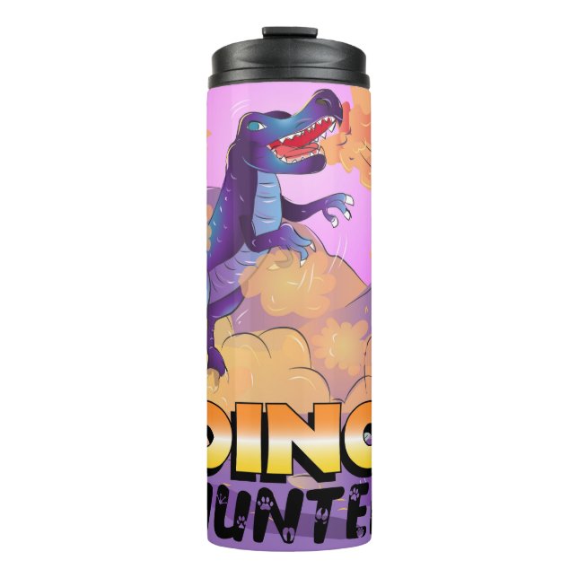 Termo Dino Hunter Ilustracion Tumbler (Anverso)