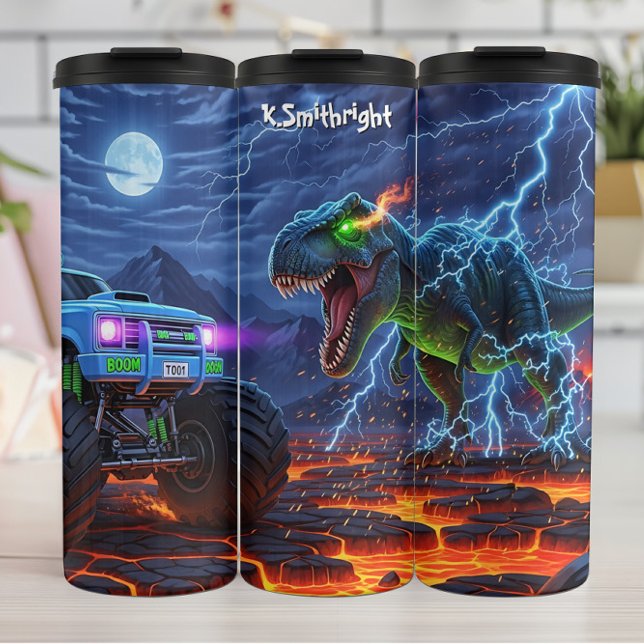 Termo Dinosaur Monster Truck Lightning Mayhem (Subido por el creador)