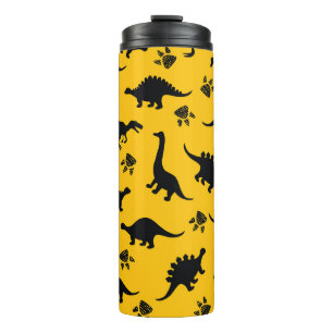 Termo Dinosaurios neones, patrón de grifo urbano