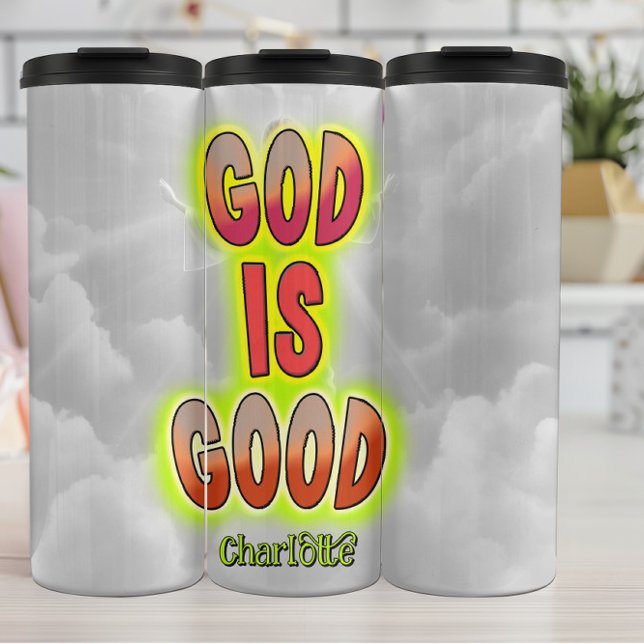 Termo Dios es un buen mensaje celestial (Subido por el creador)