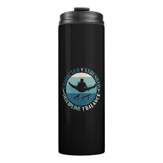 Termo Disciplina de la fuerza de la gimnasia masculina (Anverso)