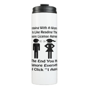 Termo Discutir Con Una Mujer Es Como Leer El Software