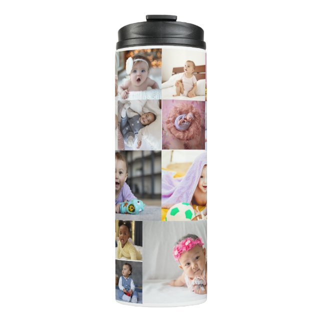 Termo Diseñar su propio Collage de fotos de 15 (Anverso)