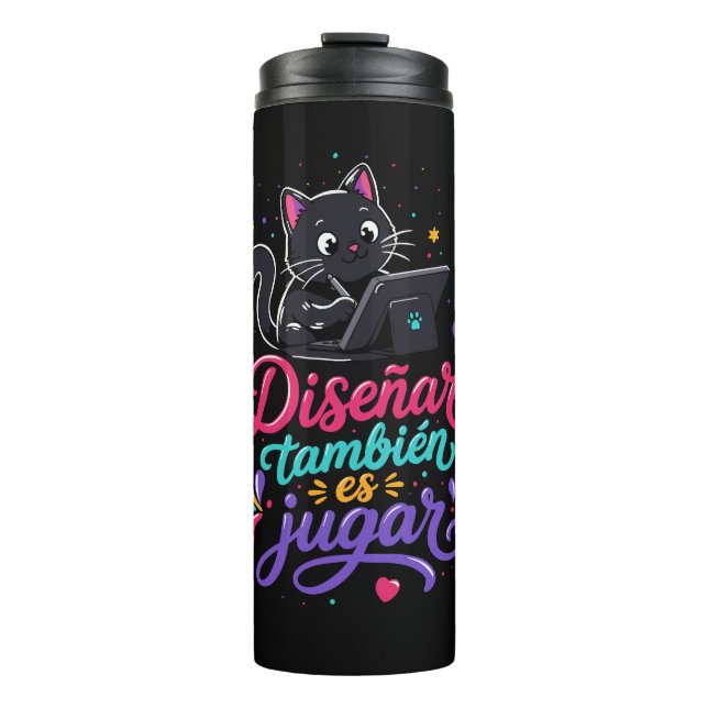 Termo Diseñar también es jugar (Anverso)