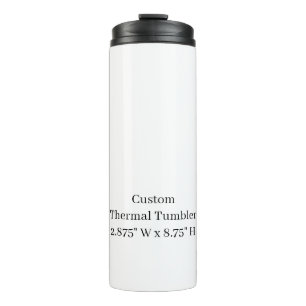 Termo Diseñe su propio 2.875" W x 8.75" H