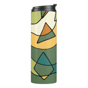 Termo diseño abstracto vintage dibujado a mano   