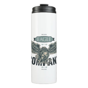 Termo Diseño Americano de la Compañía del Águila Retro