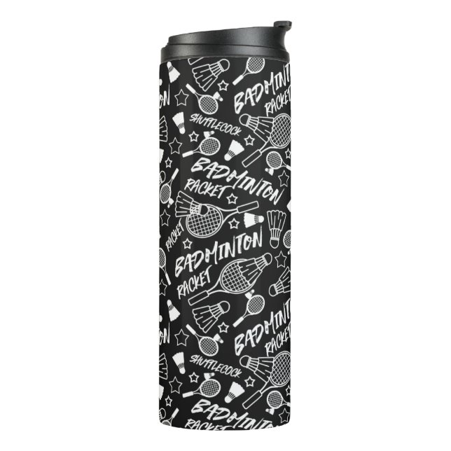 Termo Diseño Atlético de Bádminton Tumbler  (Rotado hacia la izquierda)