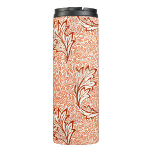 Termo Diseño botánico de Apple William Morris