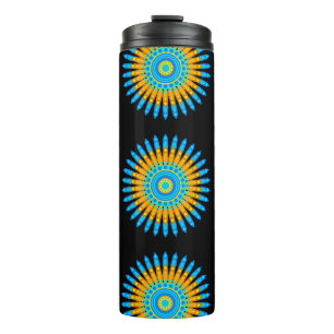 Termo Diseño Círculo de arte de Mandala geométrica 48256
