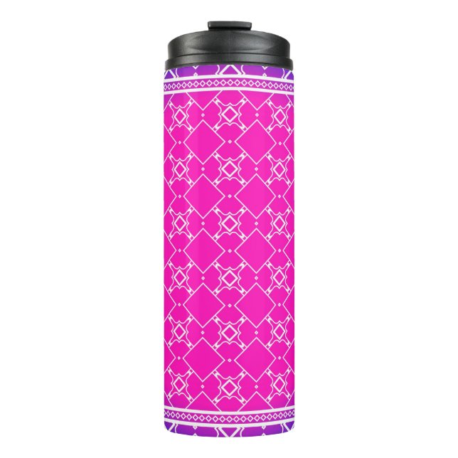 Termo Diseño con patrón geométrico abstracto dibujado a  (Anverso)
