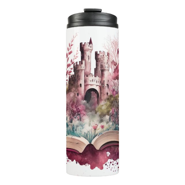 Termo Diseño de amante de libros de fantasía (Anverso)