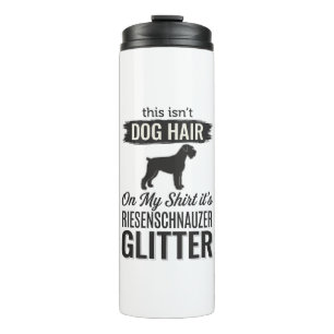Termo Diseño de amante de perro divertido con brillo Rie