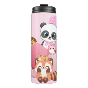 Termo Diseño de Animales Adorables