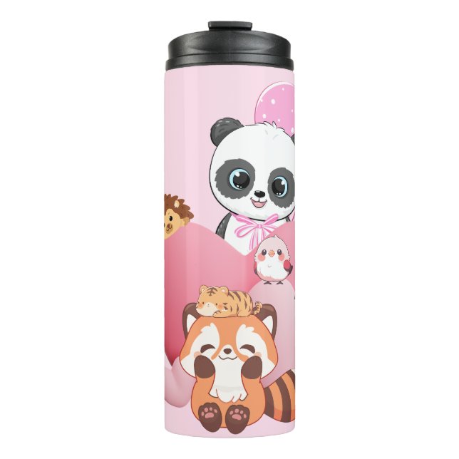 Termo Diseño de Animales Adorables (Anverso)