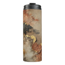 Diseño de arte abstracto de lujo | Tones de tierra