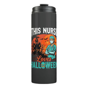 Termo Diseño de atención médica espeluznante de Hallowee