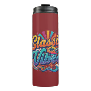 Termo Diseño de camiseta Classic Vibes