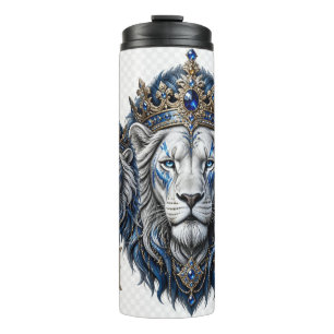 Termo Diseño de camiseta Corona de León Real – Rey de la