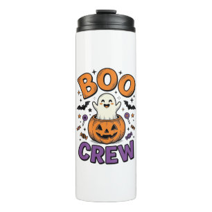 Termo Diseño de camiseta de Halloween de calabaza fantas