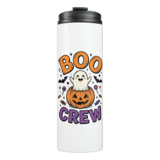 Termo Diseño de camiseta de Halloween de calabaza fantas