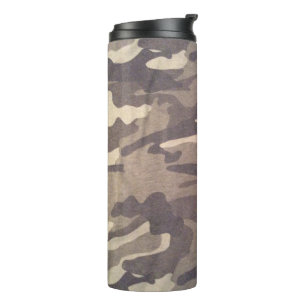 Termo Diseño de camo retro, chile con manija práctica A+