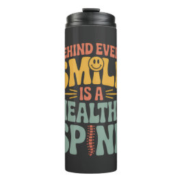 Termo Diseño de citas de quiropráctico de espina sana so