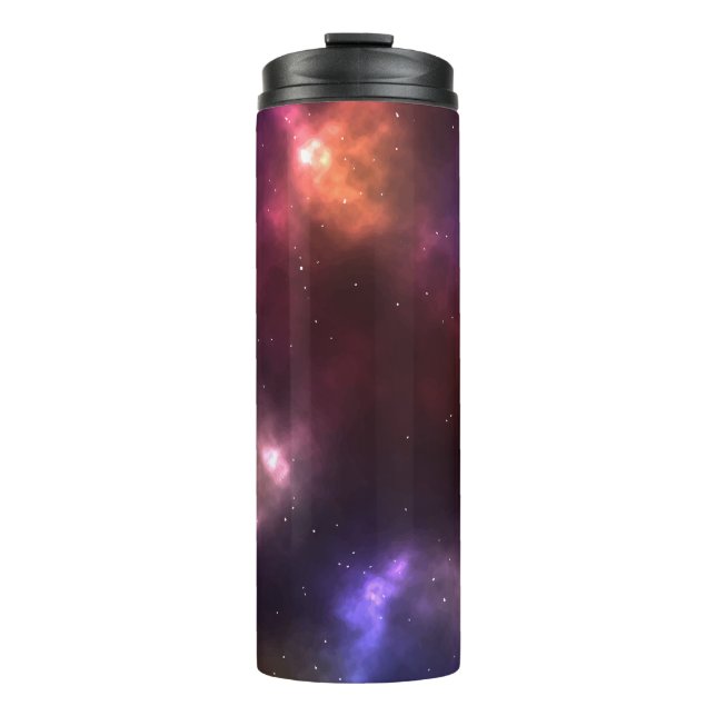 Termo Diseño de constelaciones del espacio cósmico abstr (Anverso)