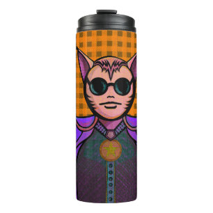 Termo Diseño de criaturas felinas para pala de picklebal