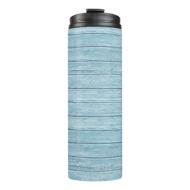 Termo Diseño de Driftwood Beach Thermal Tumbler. (Anverso)