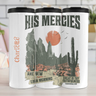 Termo Diseño de Escrituras Cristianas del Desierto Grung