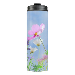 Termo Diseño de flores de primavera-24681