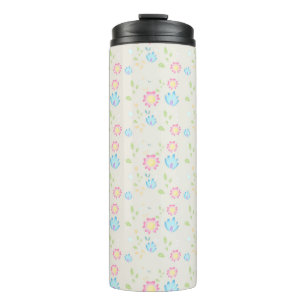 Termo Diseño de flores de primavera cúpulas