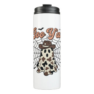 Termo Diseño de Halloween de fantasma occidental Boo Yal