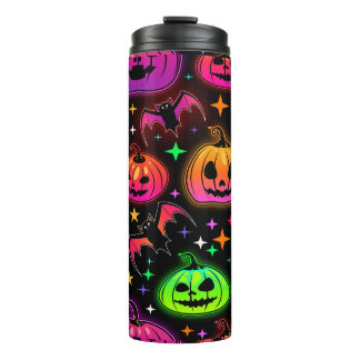 Termo Diseño de la calabaza de Halloween Tumbler Wrer