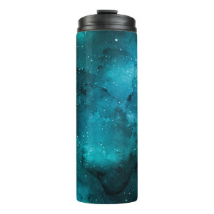 Termo Diseño de la serie de galaxias verde azuladas 7